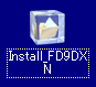 デスクトップ画面に「Install_FD9DXN」