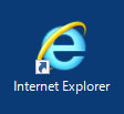 Internet Explorerのショートカットアイコン（Windows 10）