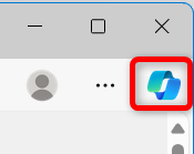 【Microsoft Edge】Copilotの使い方とできることまとめ｜無効化する方法も画面右上のCopilotのボタンを選択する