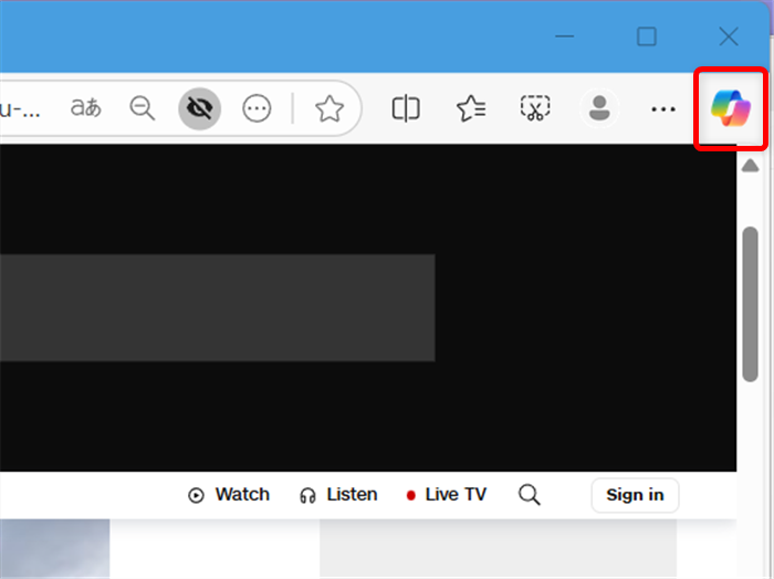 【Microsoft Edge】Copilotでページを要約する方法｜英語サイトやPDFもサクッと整理Microsoft Edgeの右上にあるCopilotのマークを選択します。 
