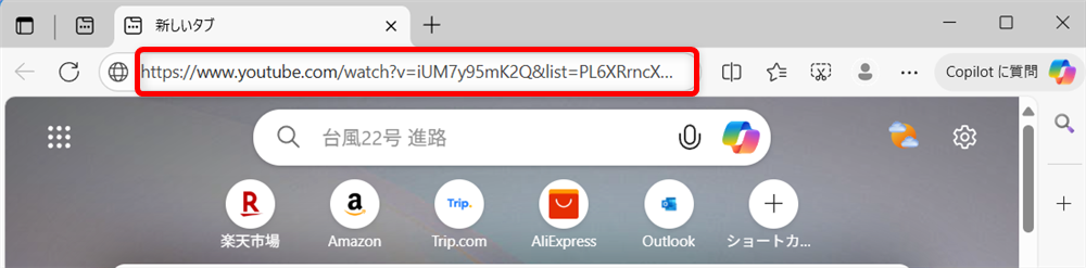 【Microsoft Edge】YouTube動画をCopilotで要約する方法｜英語の動画も翻訳して要約 ここでは例として、こちらのホリデーシーズン向けギフトに関するURLを入力しました。 