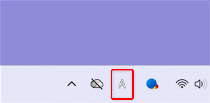 【Windows 11】Google日本語入力の入力履歴を一括で削除する方法と保存しない設定PC画面右下にある「A」または「あ」を右クリックします。