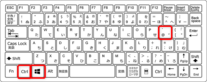 【Windows 11】PowerToysのワークスペースでアプリをまとめて起動する方法Windowsキー + Ctrl + @を押します。 